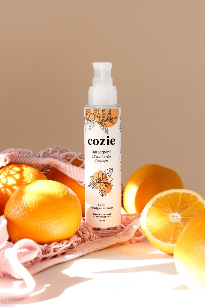 Cozie | Lait corporel - à l'eau florale d'oranger