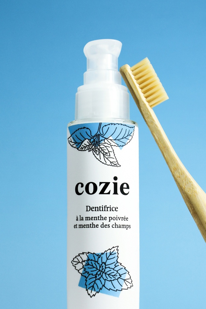 Cozie | Dentifrice - à la menthe poivrée et menthe des champs