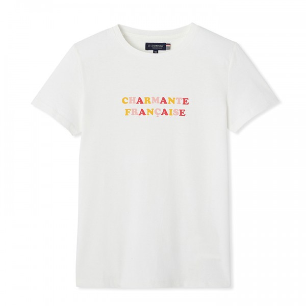 La Gentle Factory | T-shirt Paloma - Charmante Française - Ecru