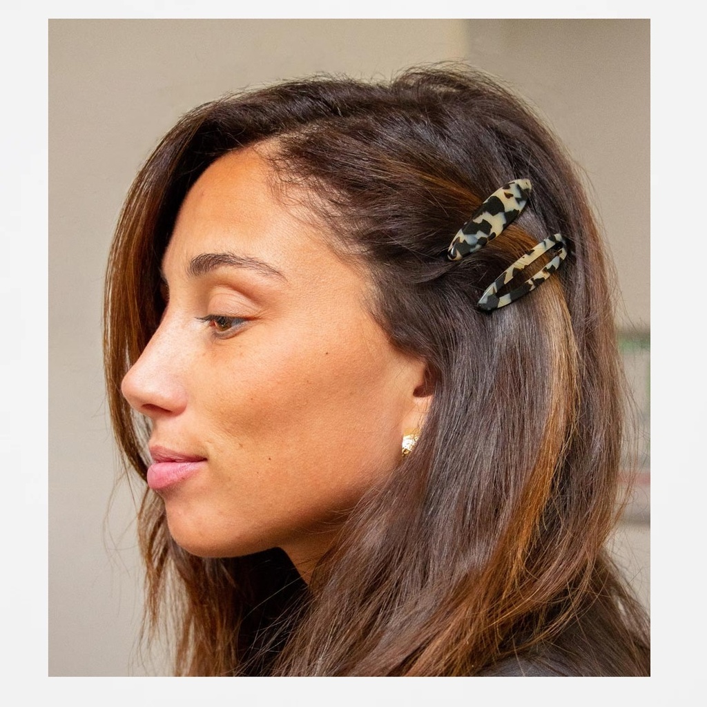 Hydra Studio | Barette Clara Acétate Naturel - Made in France