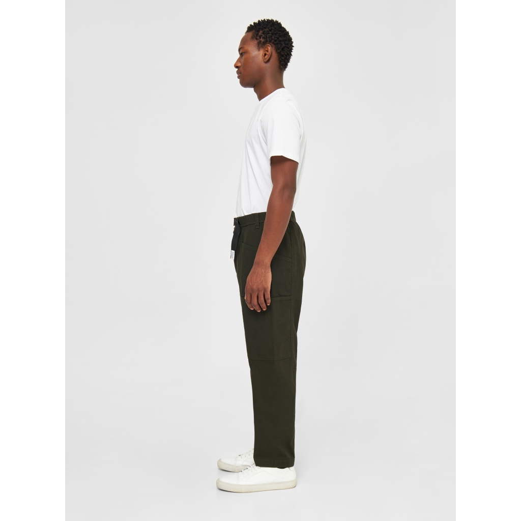 Knowledge Cotton Apparel | Pantalon chino Chuck - Total Eclipse