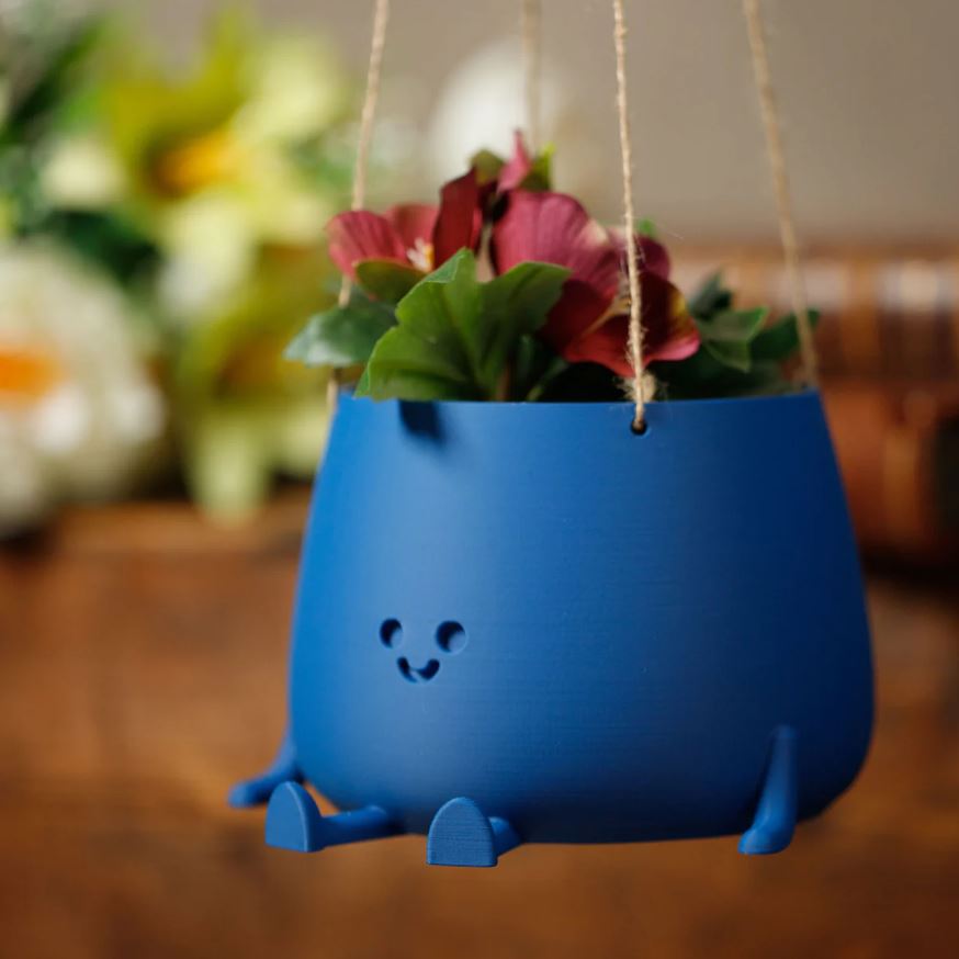 Ingadi | Le Happy Pot à Suspendre - Bleu