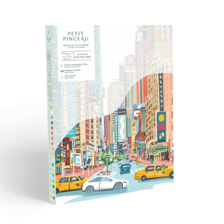 La Petite Epicerie | Coffret peinture au numéro - Broadway and West 53RD par Grace Helmer