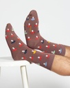 Chaussettes en bambou Homme - Robot Bleues - Thought