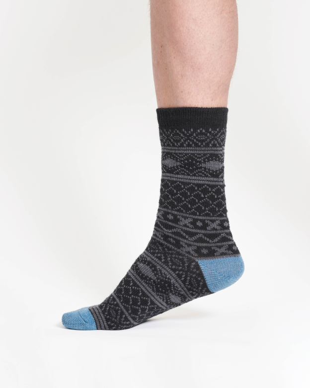 Chaussettes en bambou Homme - Robot Bleues - Thought