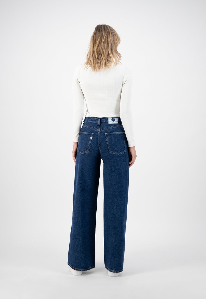 Mud Jeans | Jean Femme Wyde Sara - Stone Indigo