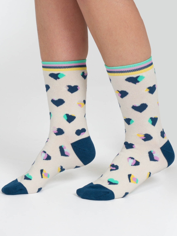 Chaussettes en bambou Homme - Robot Bleues - Thought