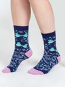 Chaussettes en bambou Homme - Robot Bleues - Thought