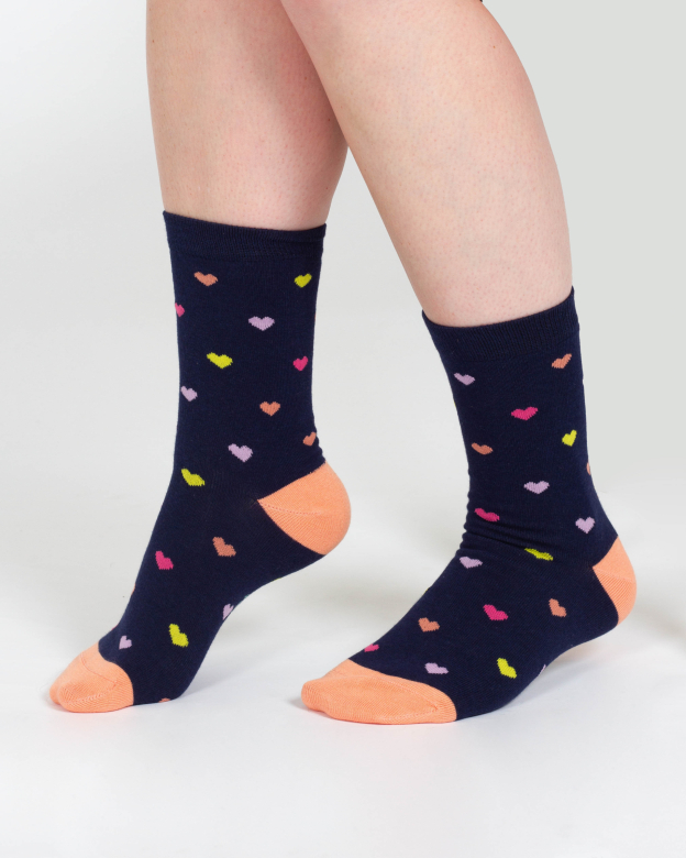 Chaussettes en bambou Homme - Robot Bleues - Thought