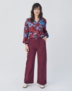 MADEMOISELLE YEYE | Impeccable Allure Trousers - Twany Port