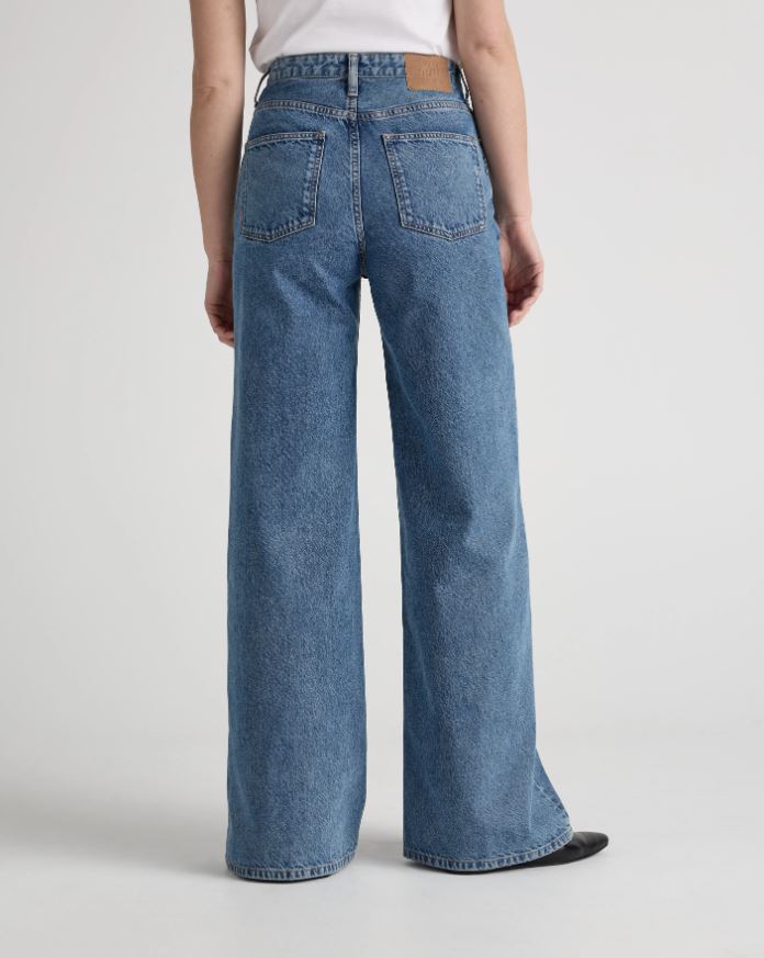 MUD JEANS || Jean Sara High Loose - Stone Vintage