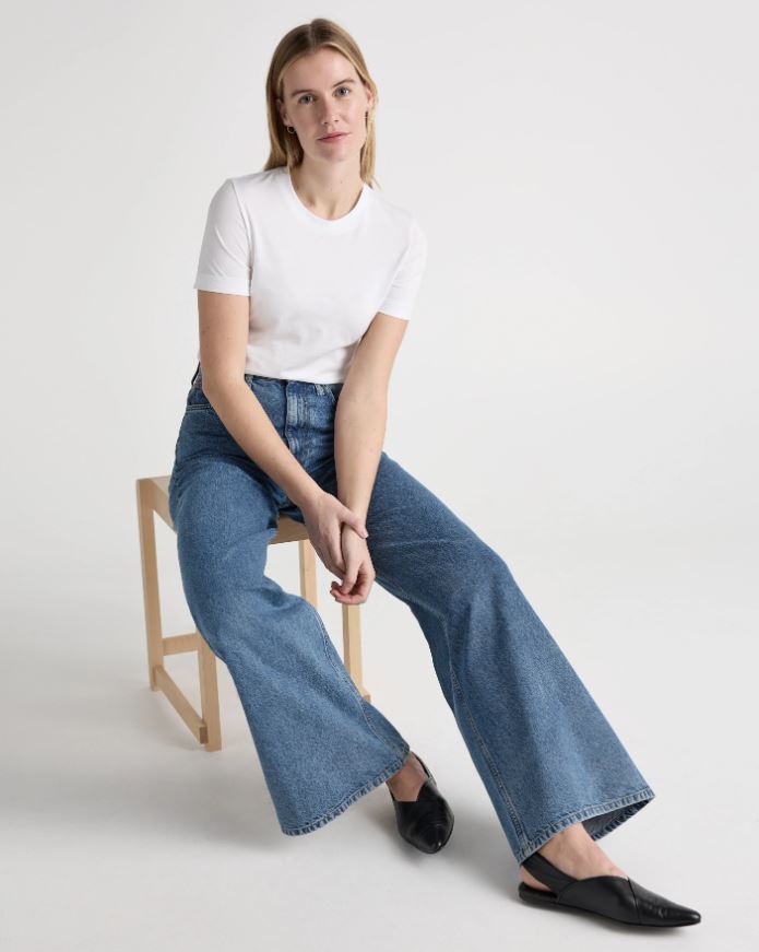 MUD JEANS | Jean Sara High Loose - Stone Vintage