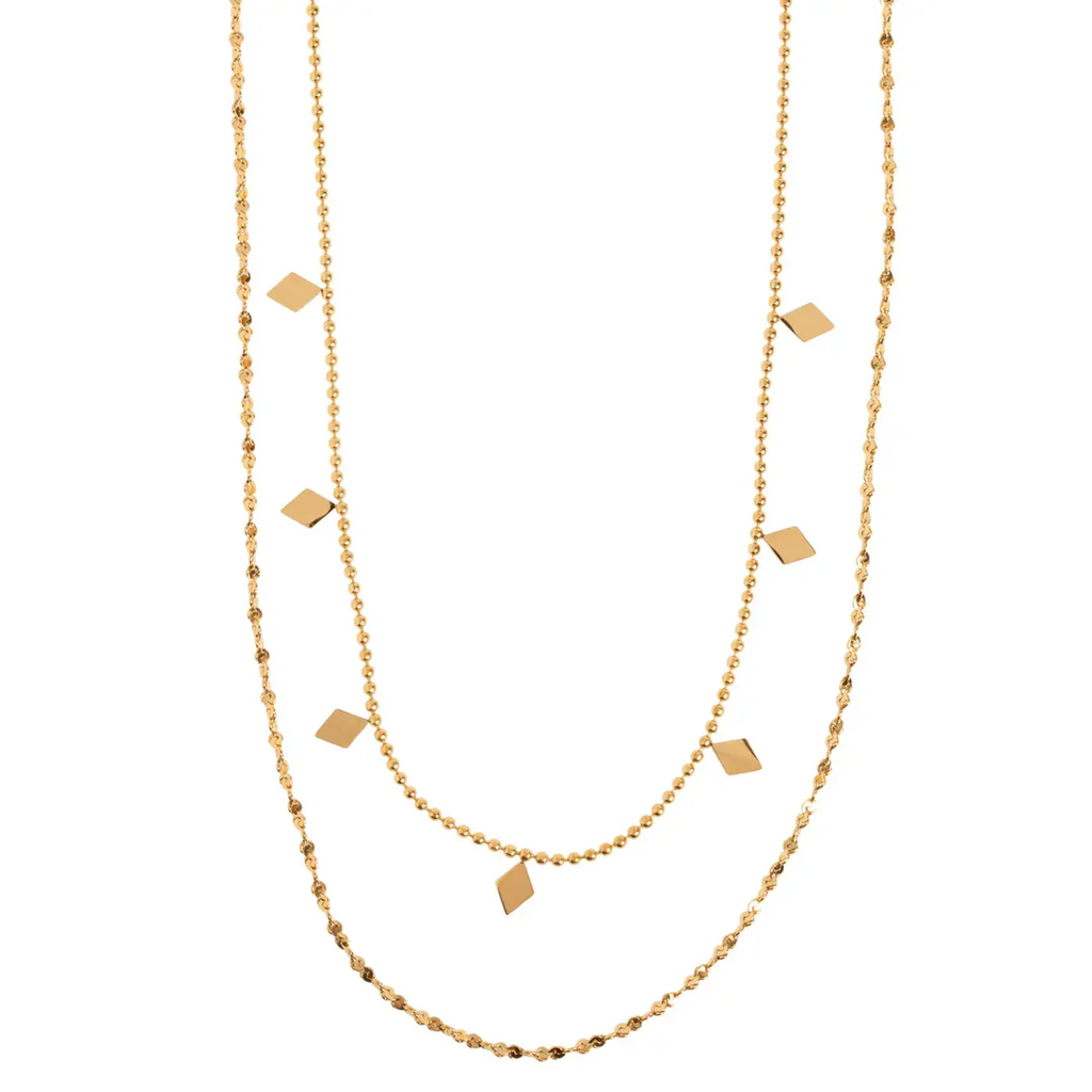 Timi | Elise - Double Layer Chain Necklace Stainless Steel