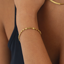 Timi | Anica - Beaded Chain Necklace Stainless Steel Gold (copie)