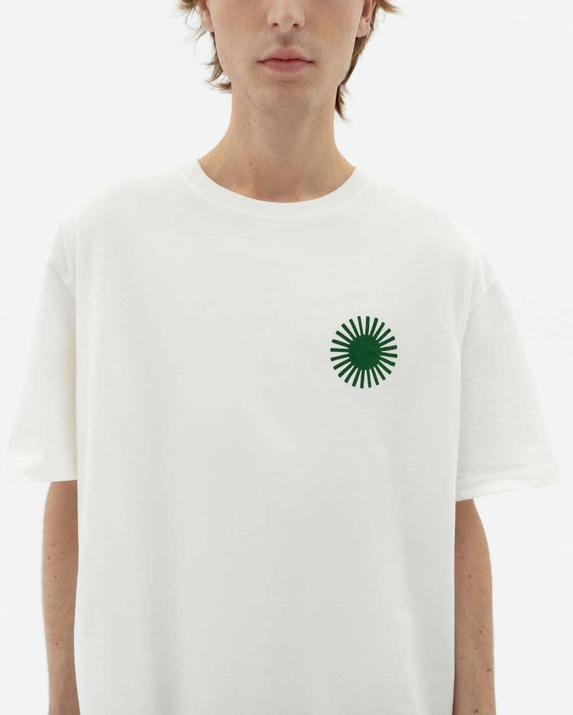 THINKING MU | T-shirt Sol Type Aaron - White