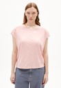 ARMEDANGELS | T-Shirt ONELIAA LOVELY STRIPES - oatmilk-deep rosalilly