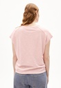 ARMEDANGELS | T-Shirt ONELIAA LOVELY STRIPES - oatmilk-deep rosalilly