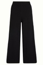 KING LOUIE | Border Palazzo Cropped Pants Milano CrepeBlack