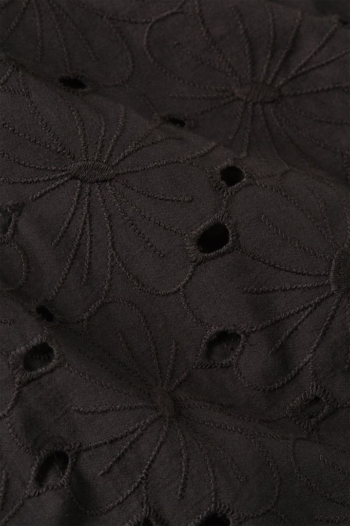 KING LOUIE | Chemise Evelina en broderie anglaise - noir