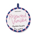 DESIGNWORKS COLLECTIVE | Bougie en céramique Adopo Hearts - Rosewood Vanilla