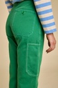 GRAINE | Pantalon en coton biologique Eclore - Vert gazon