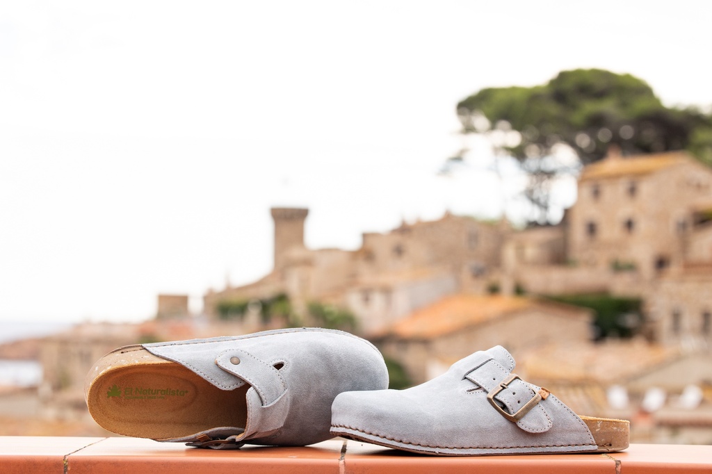 el NATURALISTA | Sandales N5796 silk suede - Taupe/Balance