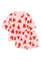 WE ARE JOLIES | Pijama court en coton biologique - Mi Amor Rose