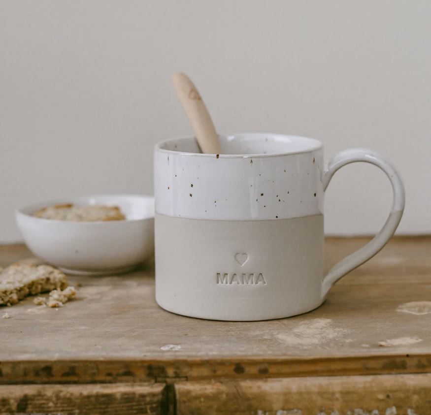 Eulenschnitt I Grand mug en céramique - Mama