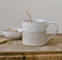 Eulenschnitt I Grand mug en céramique - Mama