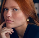 Timi | Boucles d'oreilles Adira - Eventails verts