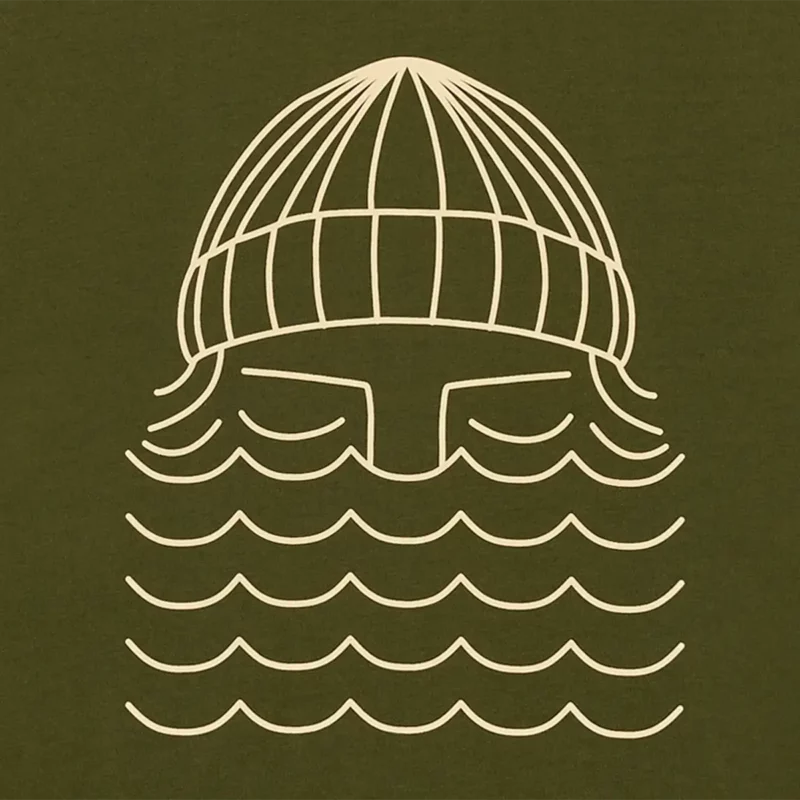 BASK IN THE SUN | olive TO THE SEA tee