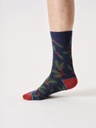 THOUGHT | Chaussettes - Mens Holly Organic Cotton Crew - Navy Blue