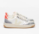 VEJA | Baskets V-10 Prime - White Pierre Silver