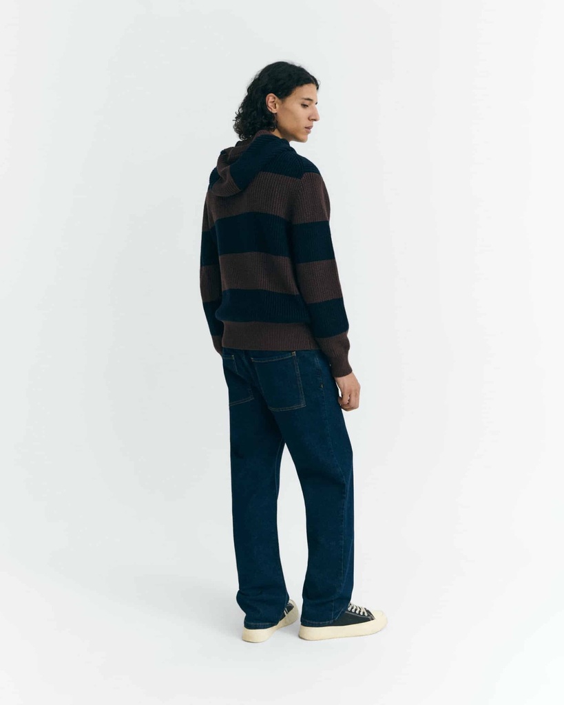 THINKING MU | STRIPES TOBBY KNITTED SWEATER - MULTICOLOR 