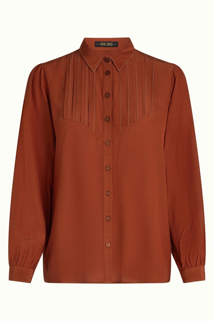 KING LOUIE | Blouse Karen Sista - Spicy Brown