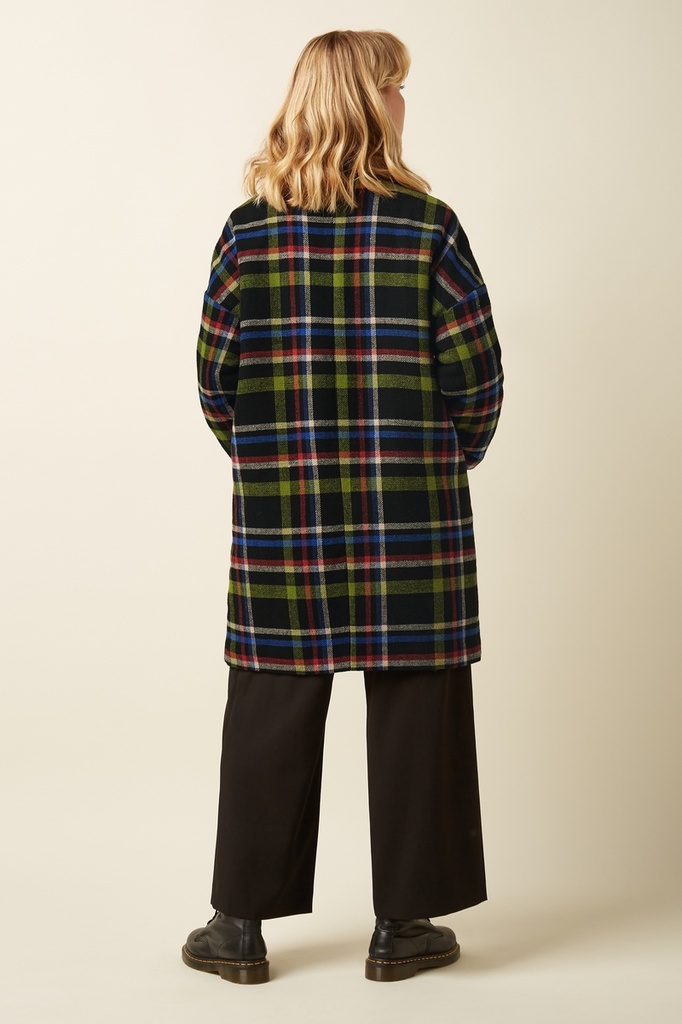 KING LOUIE | Manteau Nia Karly Check - Black