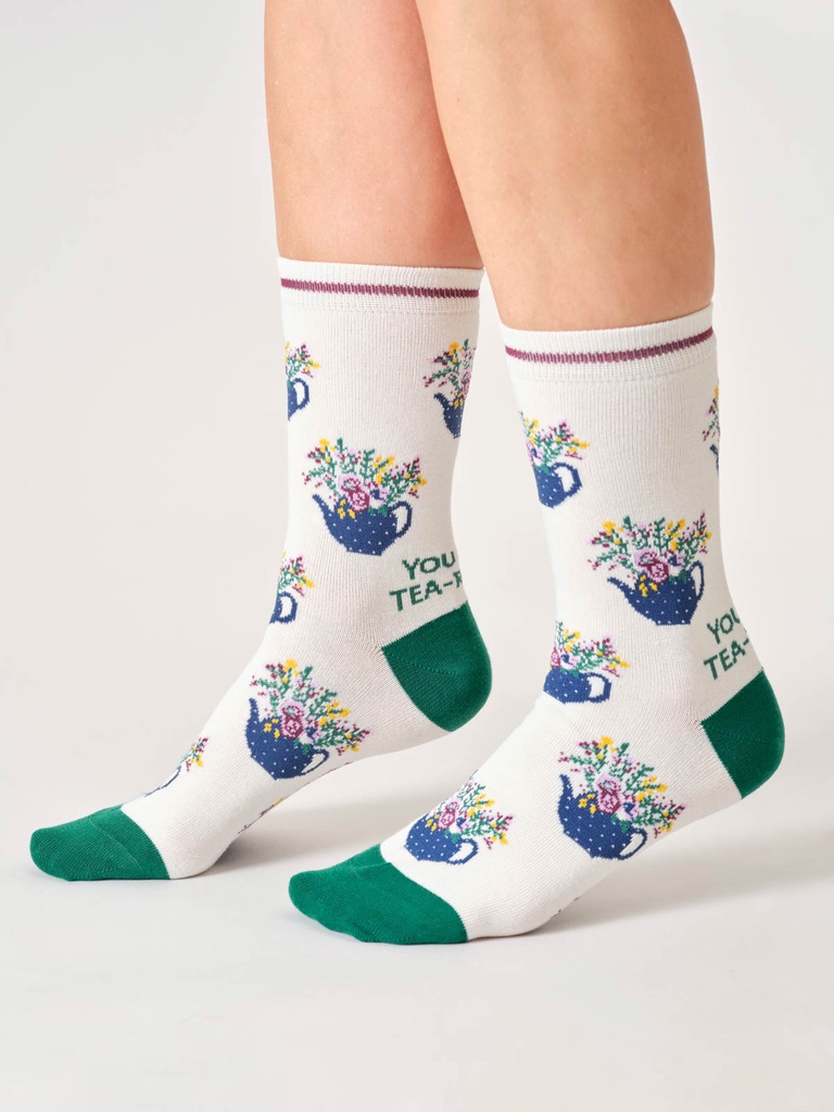 THOUGHT | Coffret de 3 chaussettes - Mum - Green/Blue/White