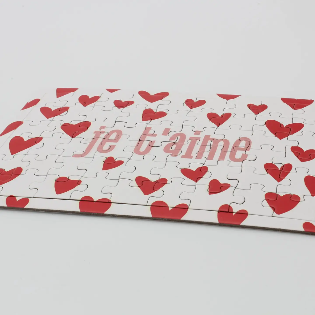 MauvaisesGraines | Puzzle à message "Je t'aime"