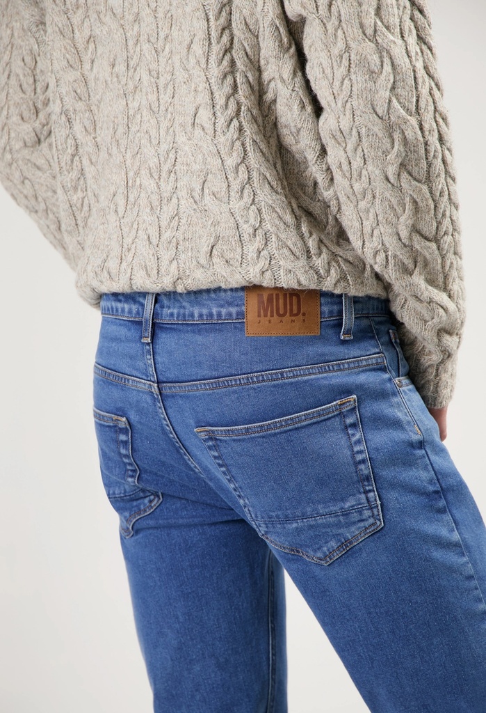 MUD JEANS || Jean Dunn Low - Stone Vintage
