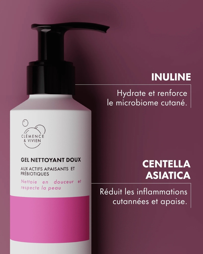 Clémence et Vivien ||  Gel nettoyant doux 150ml
