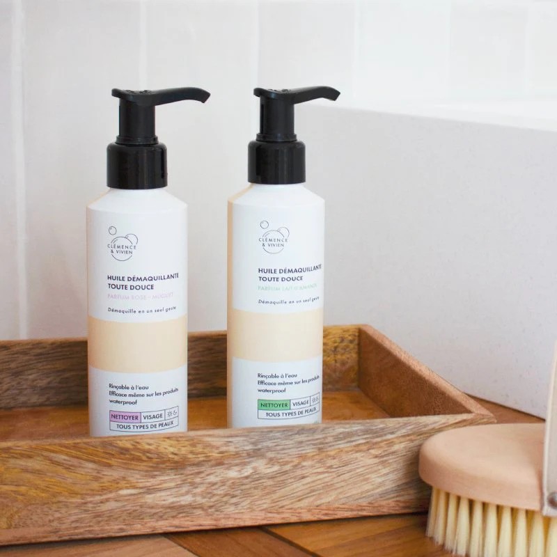Clémence et Vivien || Huile démaquillante Toute douce - Lait d'Amande  150ML