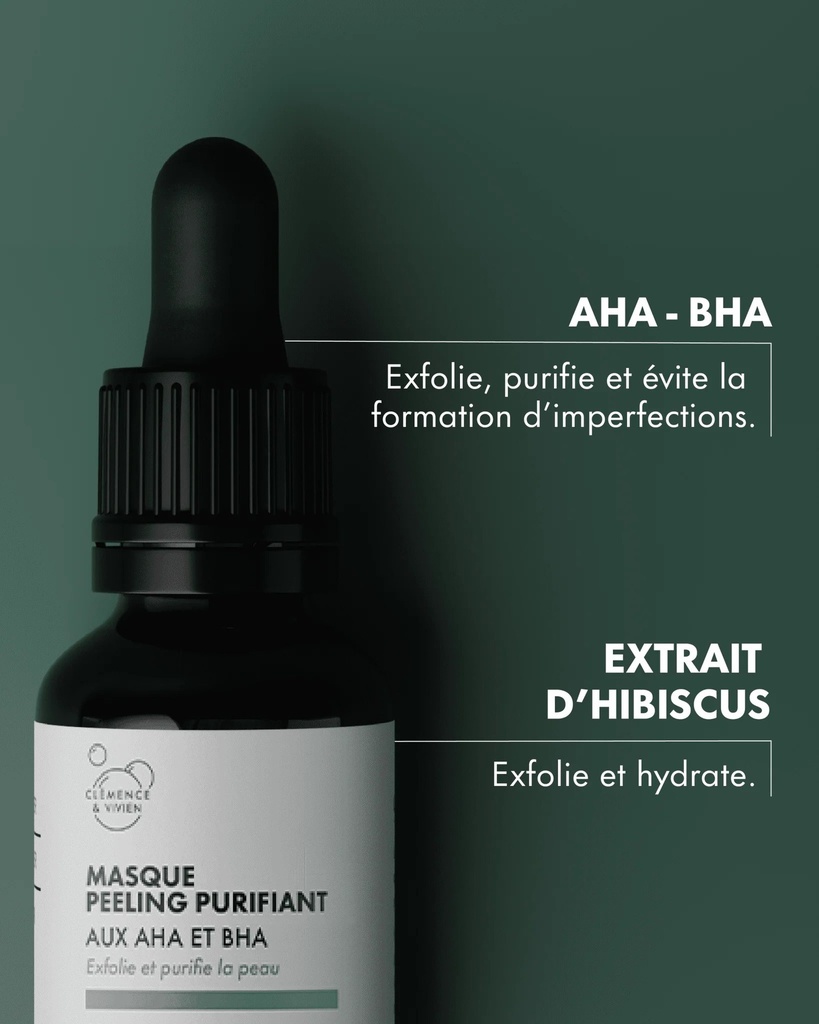Clémence et Vivien || Masque peeling purifiant - 30ml