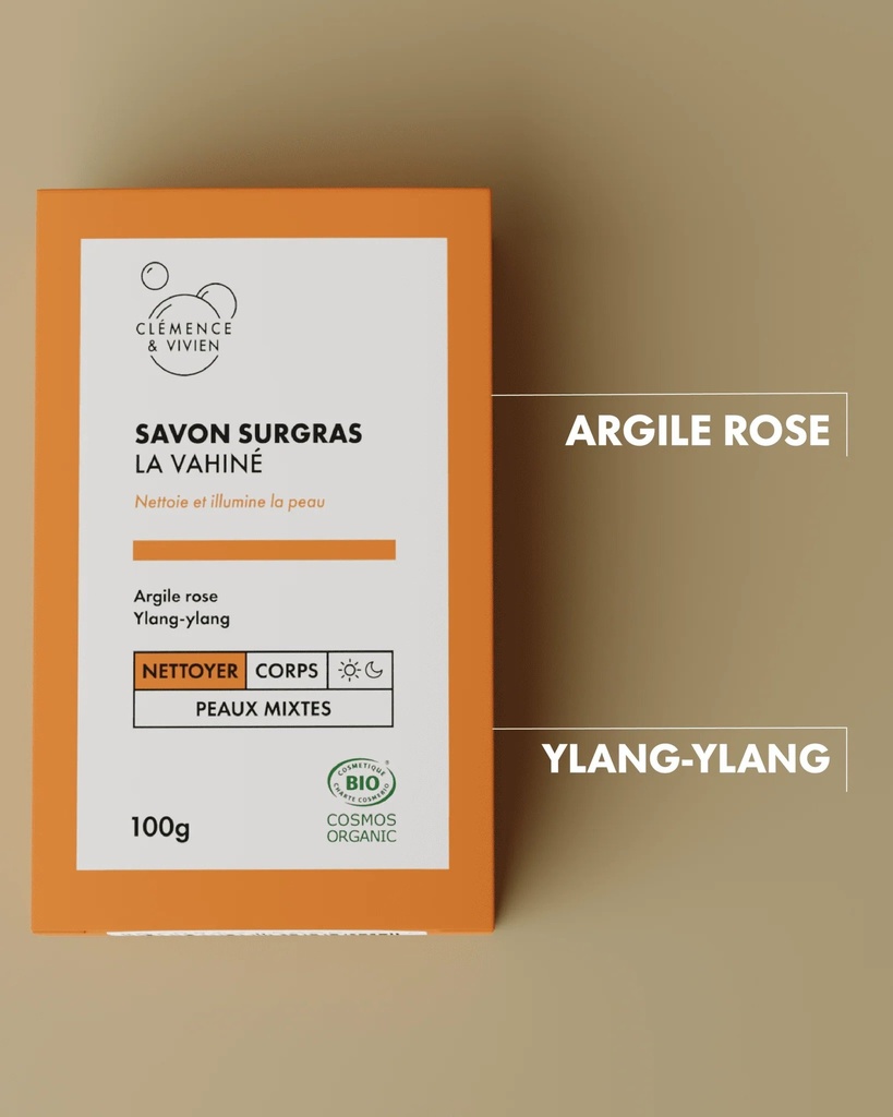 Clémence et Vivien || Savon à froid - La Vahiné - 100g