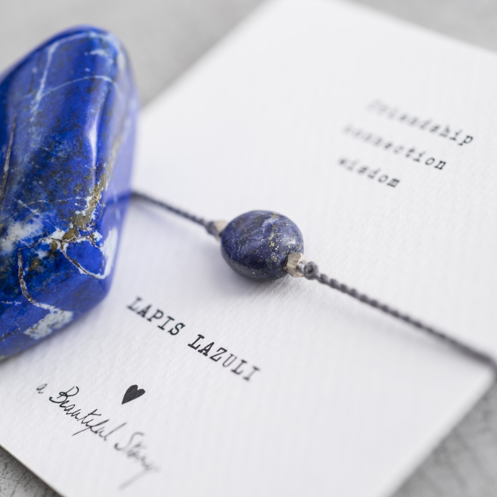 A Beautiful Story | Bracelet Gemstone - Lapis Lazuli Silver