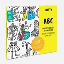 Omy | Poster à colorier - ABC
