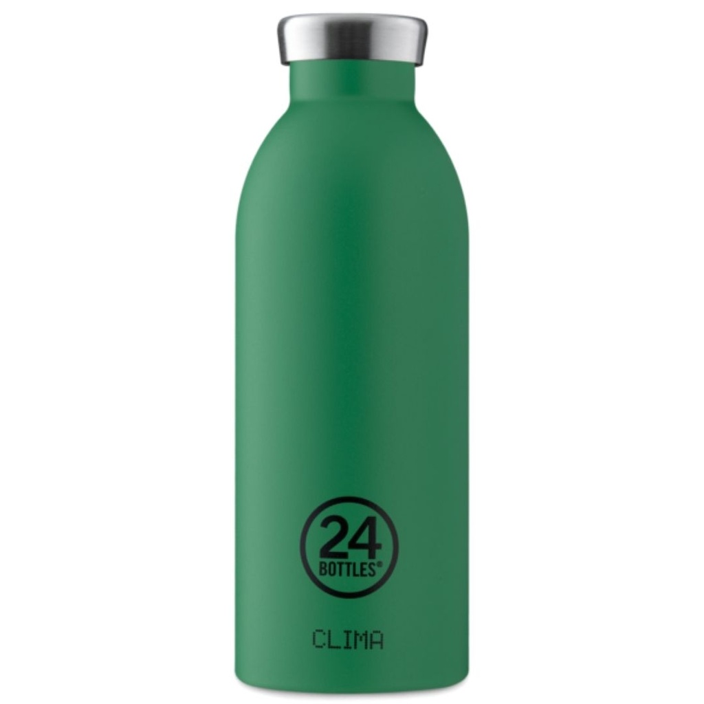 24 Bottles | Bouteille Inox Clima Isotherme 500ml - Stone Emerald Green