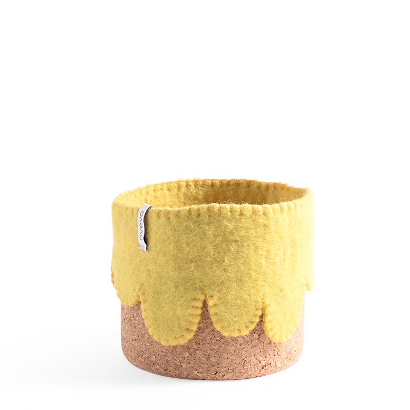 Aveva Design | Cache Pot Flower Pot 22 - Lemon