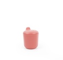 Ekobo | Gobelet d'apprentissage Sippy en silicone - Corail