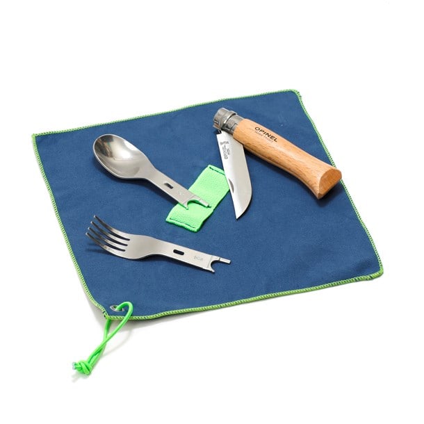 Opinel | Set complet PICNIC : N°08 + les 2 accessoires + étui-serviette