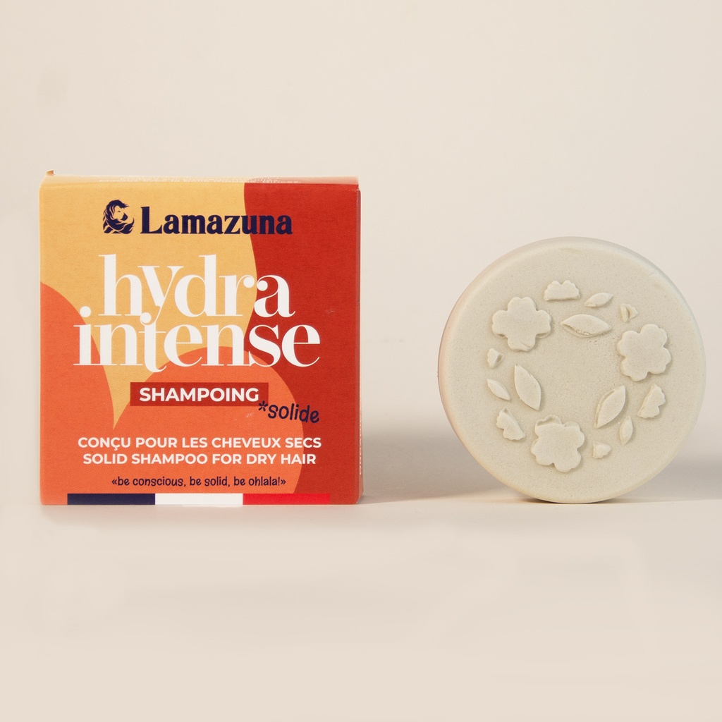 Lamazuna | Shampoing solide - Cheveux Secs - HYDRA INTENSE Huile de coco Vierge